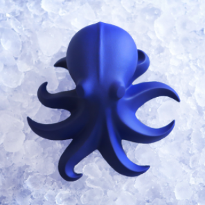 Poulpe Bleu J'te veux - LE POULPE BY TIBO
