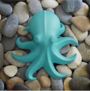 Poulpe Turquoise - LE POULPE BY TIBO