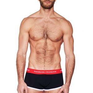 BOXER COURT TRICOLORE - GARÇONS FRANÇAIS