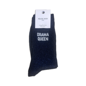 Chaussettes Lurex Bleu Nuit DRAMA QUEEN - FELICIE AUSSI