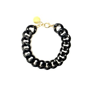 Collier KELLY Noir - PRINCESS TO LEND