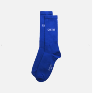 Chaussettes bleues CHATON - FELICIE AUSSI