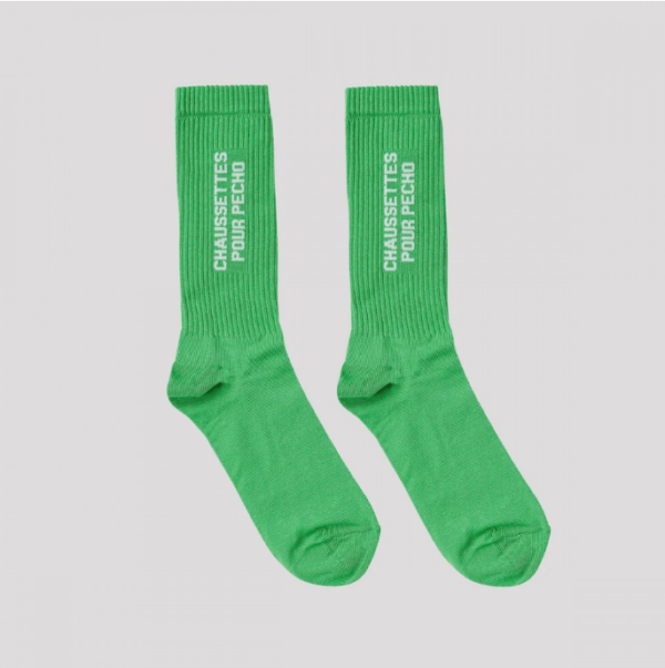 Chaussettes vertes POUR PECHO- FELICIE AUSSI