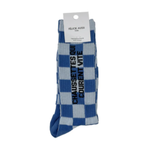Chaussettes QUI COURENT VITE Damier – FELICIE AUSSI